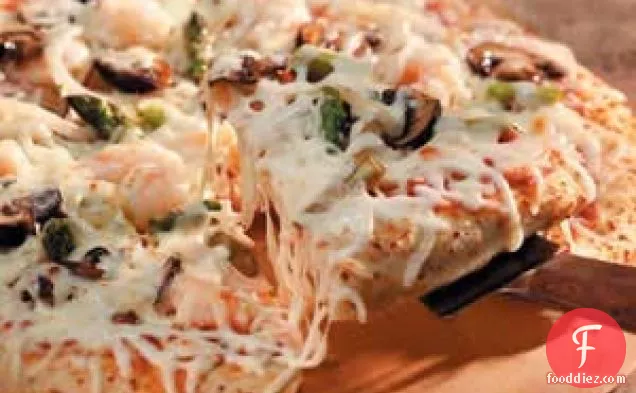 Shrimp 'n' Veggie Pizza