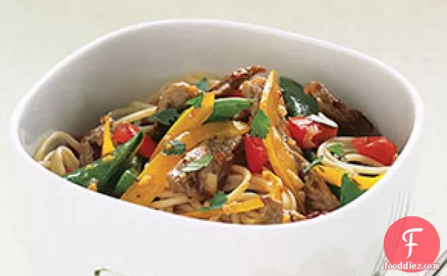 Beef & Noodles with Fresh Vegetables