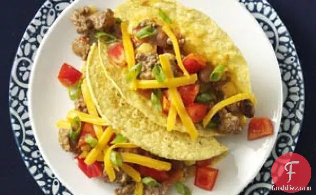 Beef & Bean Tacos