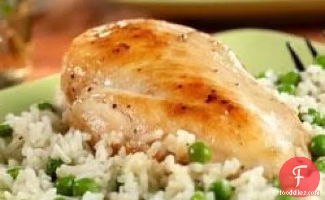 Chicken with Savory Herbed Rice