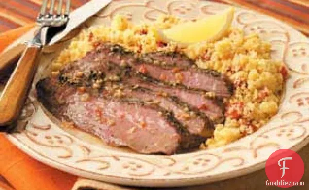 Flank Steak with Couscous
