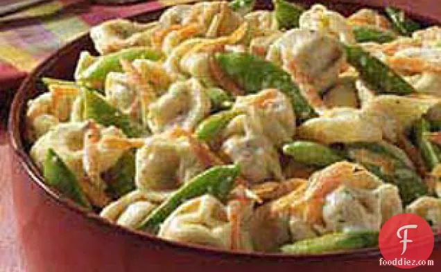 Creamy, Cold Tortellini Salad