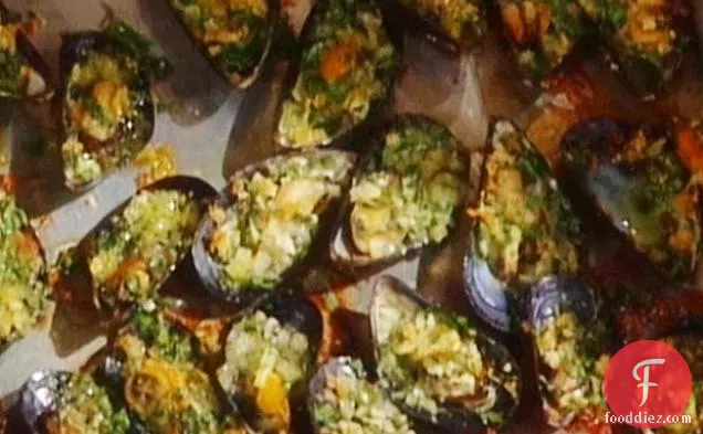 Roasted Breaded Mussels: Cozze al Forno