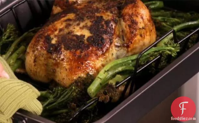 Jalapeno Roasted Chicken with Baby Broccolini