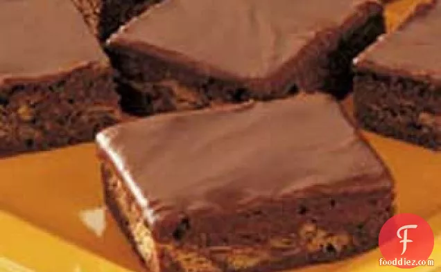 Fudgy Peanut Butter Brownies