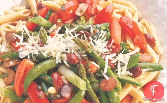 Penne With Spring Vegetables
