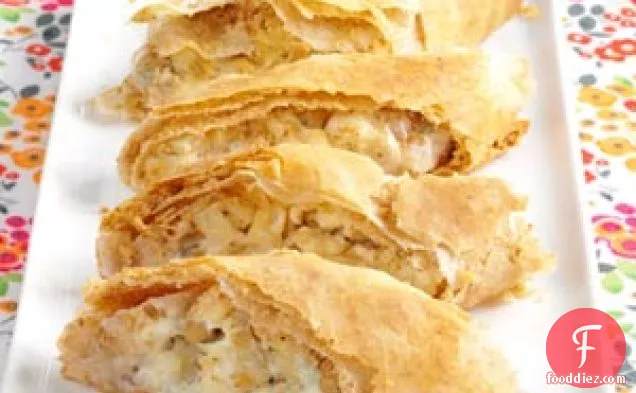 Blue Cheese-Apple Strudels