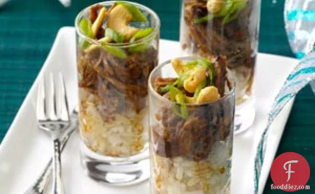 Chinese Barbecued Pork Parfaits