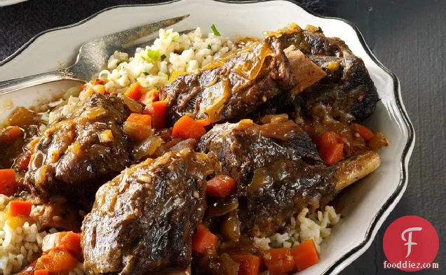 Gingered Short Ribs with Green Rice