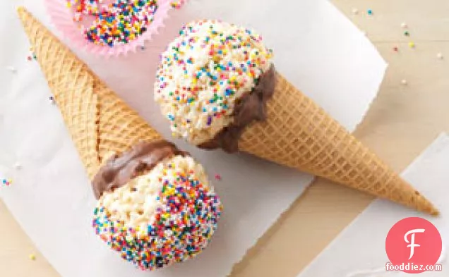 आइसक्रीम कोन व्यवहार करता है