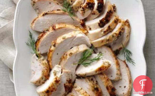 Dilly Barbecued Turkey