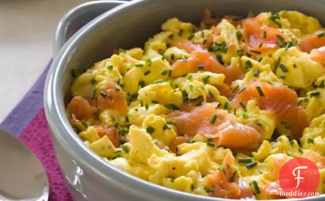 Scrambled Eggs with Smoked Salmon