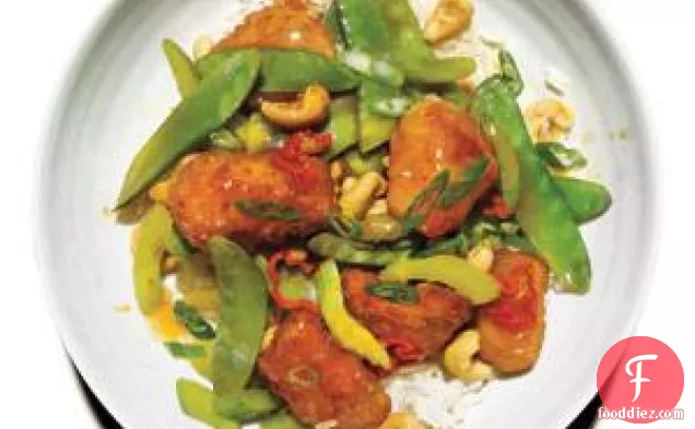Sweet And Sour Chicken With Cashews