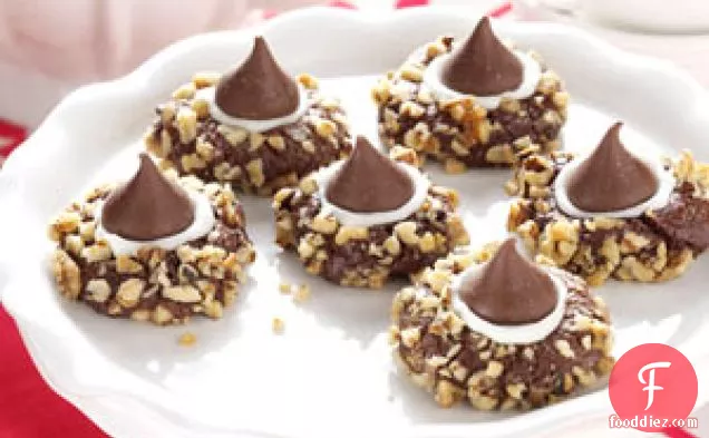 Chocolate Thumbprints Cookies