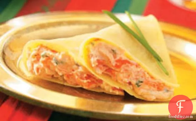 Smoked Salmon Appetizer Crepes