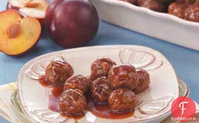 Meatballs in Plum Sauce