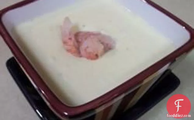 विंटेज पनीर और केकड़ा सूप