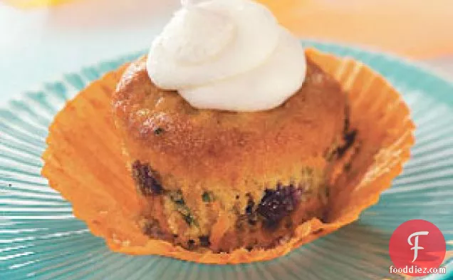Carrot Blueberry Cupcakes