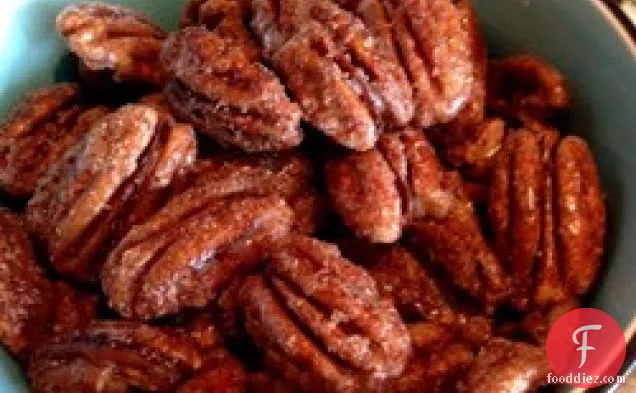 Jane's Easiest Ever Spiced Pecans or Walnuts