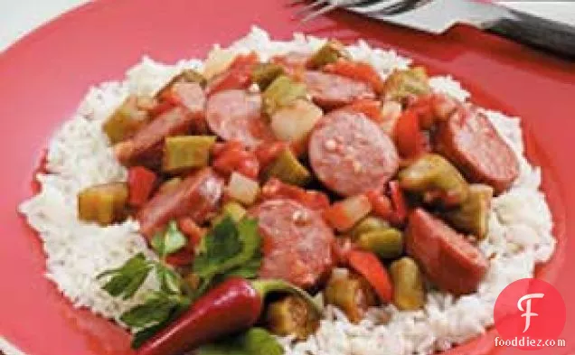 Creole Sausage and Vegetables