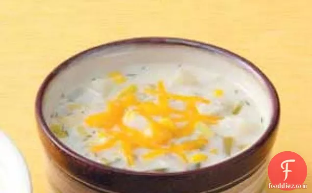 मकई लीक चावडर