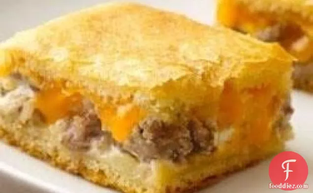 Sausage and Cheese Crescent Squares from Pillsbury