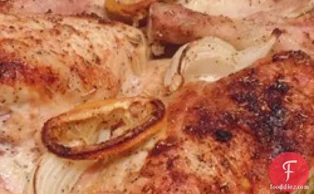 Roasted Chicken with Lemon and Rosemary