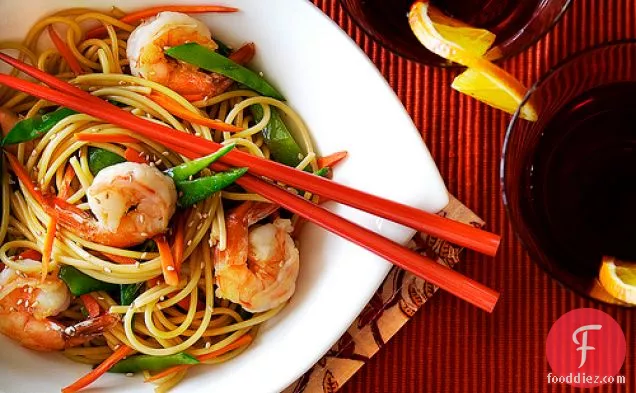 Long Life Fertility Noodles With Happy Shrimp