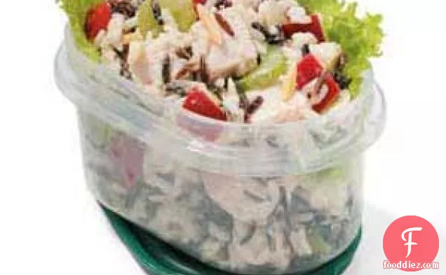 Low-Fat Wild Rice Turkey Salad