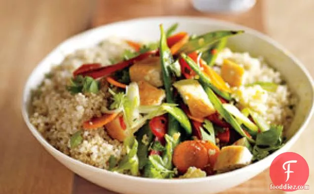 Quinoa Stir-fry With Vegetables And Chicken