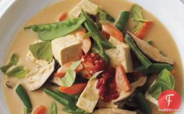 Thai Curry Vegetable And Tofu Soup Recipe