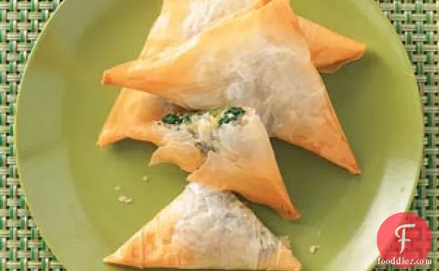 Spinach Cheese Triangles