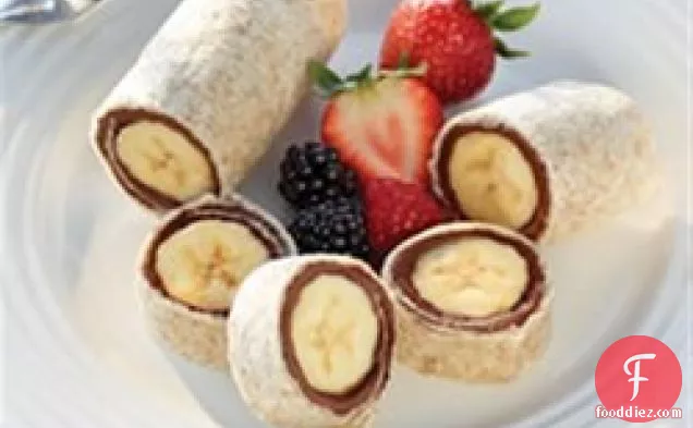 Breakfast Roll-Ups with NUTELLA®