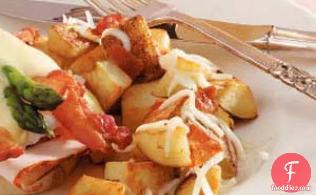 Mozzarella Potato Skillet