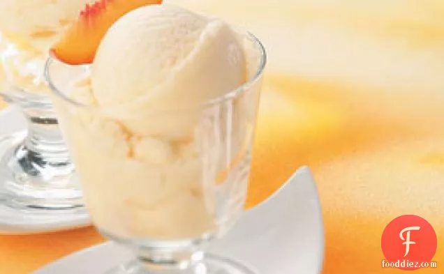 Frozen Peach Yogurt