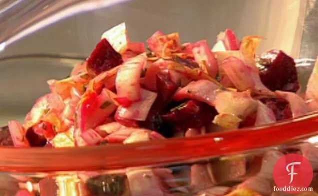 Beet and Endive Salad with Garlic and Herb Vinaigrette
