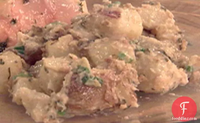 Bacon and Scallion Potato Salad with Balsamic Dressing