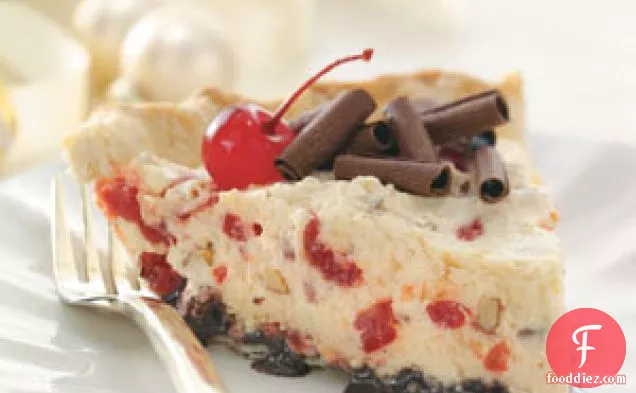 Makeover Cherry Almond Mousse Pie