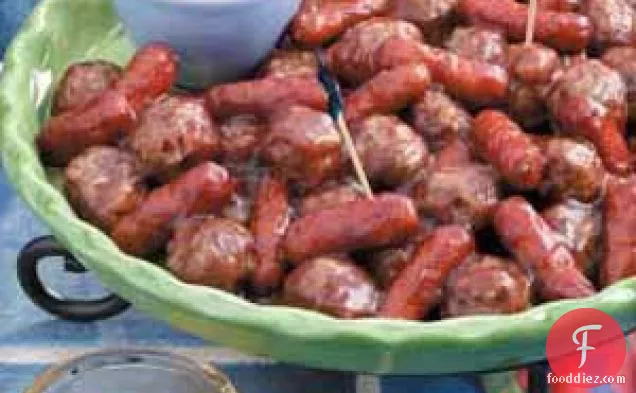 Cranberry Meatballs and Sausage