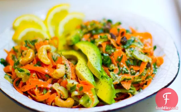 Shredded Carrot Salad Duo. His & Hers