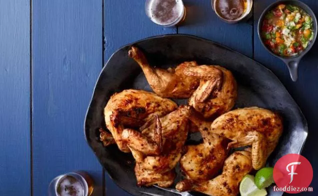 Serrano Chile-Rubbed Roast Chicken