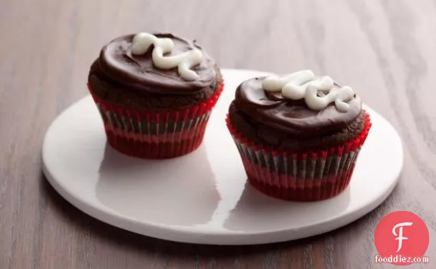 Devil's Food Cupcakes with Chocolate Icing