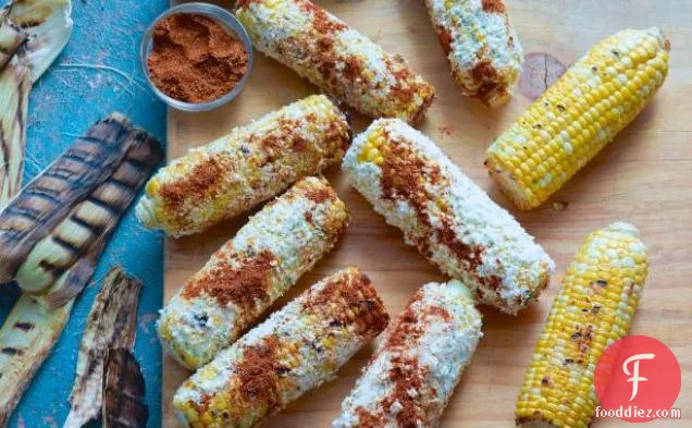 Grilled Corn on the Cob with Lime Butter