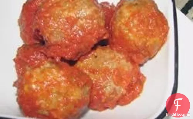 Three Animal Italian Meatballs