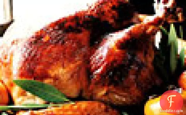 Miso-Rubbed Turkey with Turkey Gravy