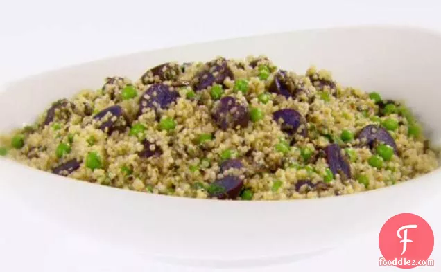 Quinoa and Purple Potato Salad