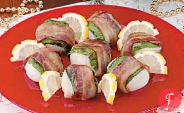 Bacon-Wrapped Scallops