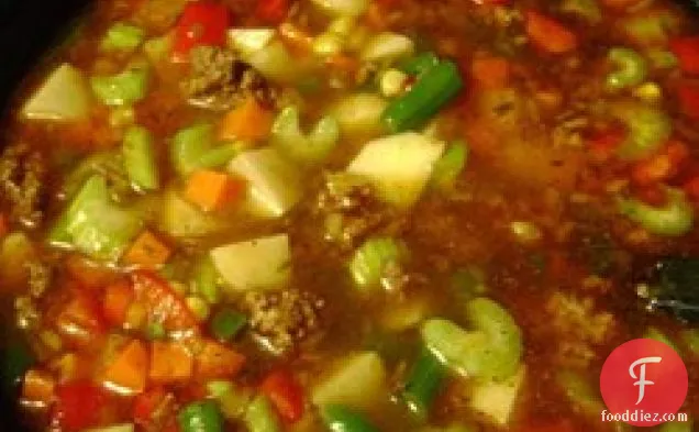 आसान सब्जी बीफ सूप
