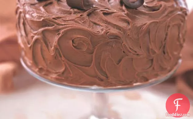 डार्क चॉकलेट शिफॉन केक