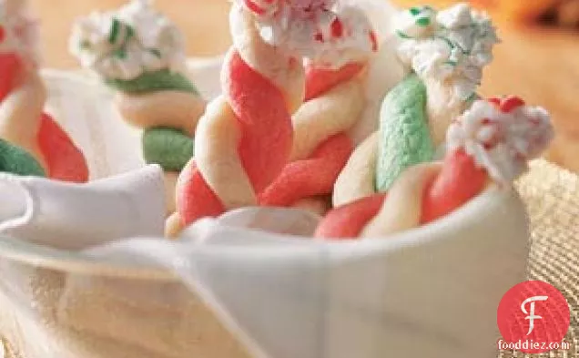 Peppermint Stick Cookies